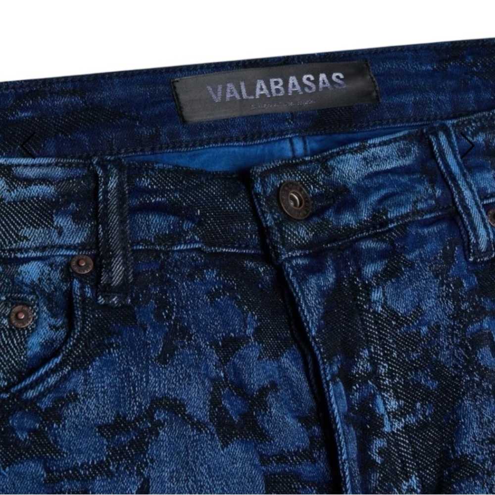 VALABASAS | MENS DENIM RANGER BAGGY DENIM JEAN VINTAGE BLUE DYEING 36 - Picture 4 of 16
